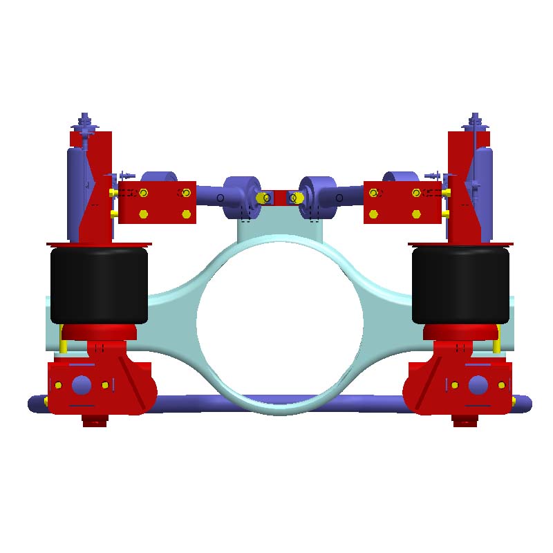  江西远成8T-10T客车后悬托梁结构空气悬挂