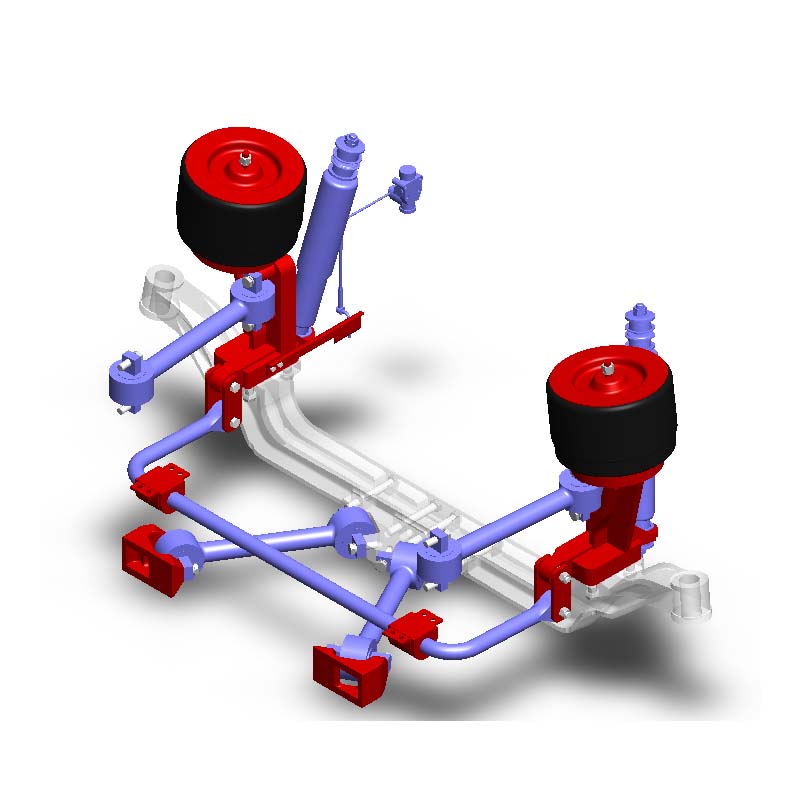江西远成多吨位客车前悬四连杆空气悬挂