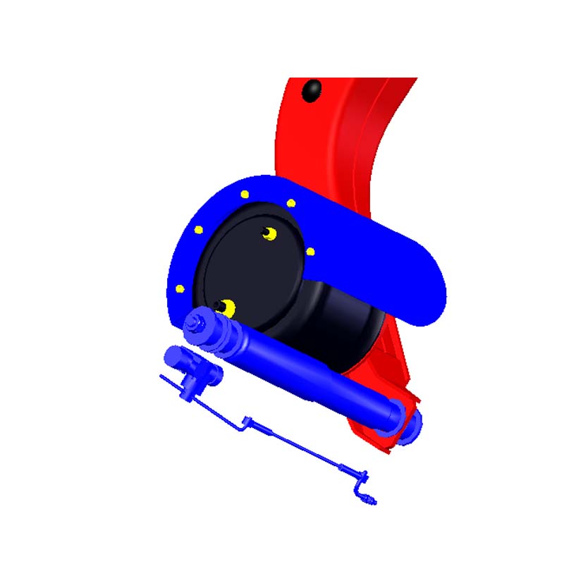  江西远成13T客车后悬大C型梁空气悬挂