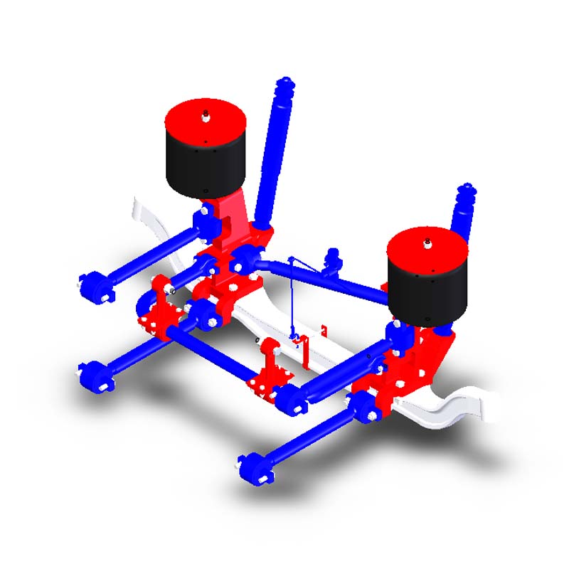 江西远成多吨位客车前悬五连杆空气悬挂